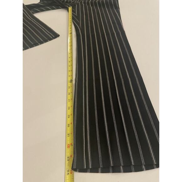 Ralph Lauren Collection Purple Label Pinstripe Wool Pants 8 Straight Leg Runway - Picture 15 of 16